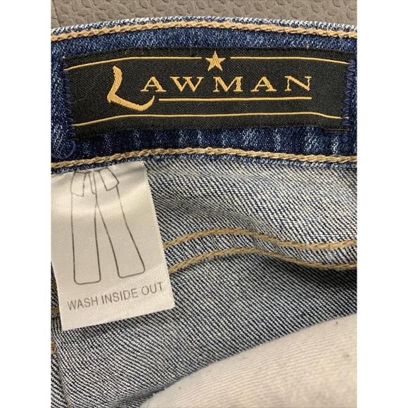 Lawman Denim Western Womens Jeans Sz. 5 Medium Wash FS Benefits Charity - Picture 7 of 12